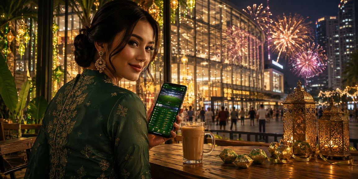 Pemain menggunakan kasino mudah alih 545 sempena Hari Raya di Kuala Lumpur